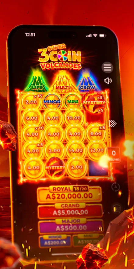 3 Super Coin Volcanoes preview 1